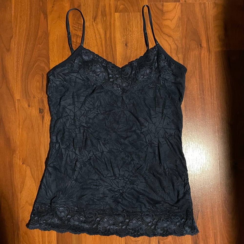 Maurice’s navy lace cami